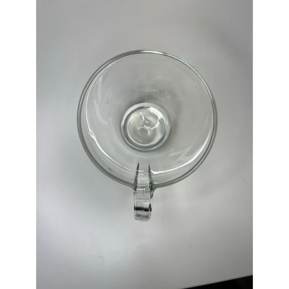 ORCHARD CRYSTAL EMBASSY HOOKED CUP CLEAR GLASS MCM Coffee Cup‎ Vtg Multi Avail